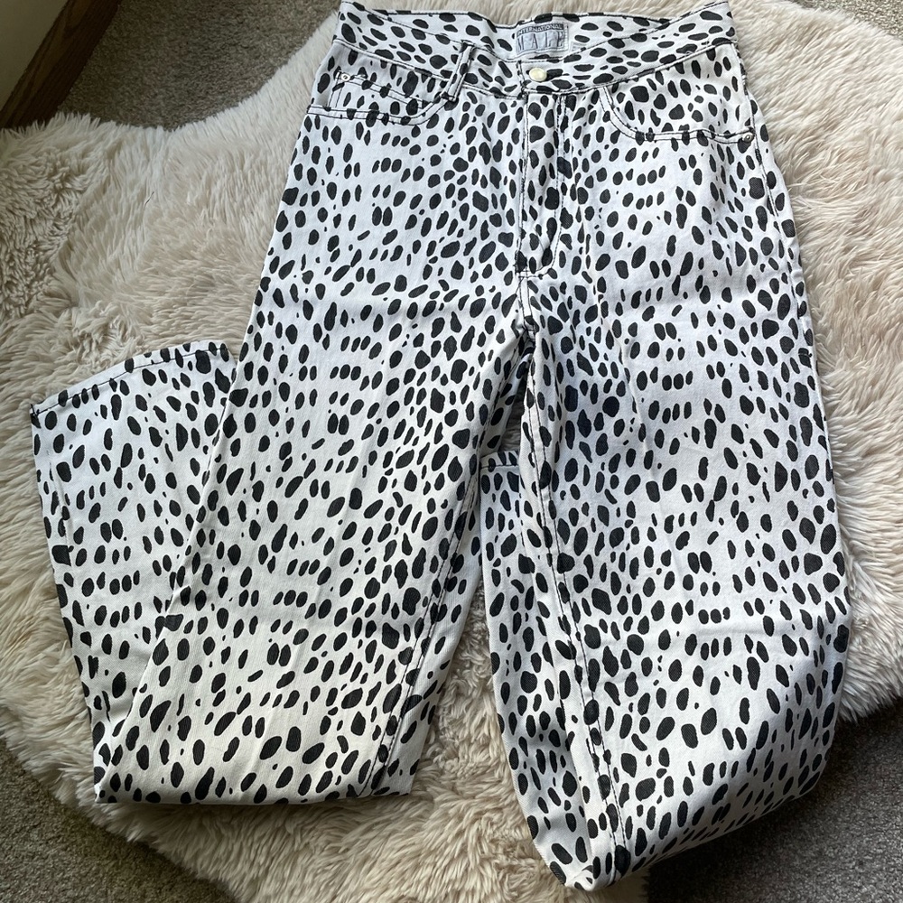 Rare Vintage International Male Dalmatian Pants
